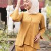 LORENNA TEXTURED KURUNG (MUSTARD YELLOW)