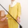 LORENNA TEXTURED KURUNG (MISTED YELLOW)