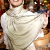 CAMILA PRINTED SHAWL (DUSTY OLIVE)