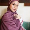 ATILIA PRINTED SHAWL (DARK PURPLE)