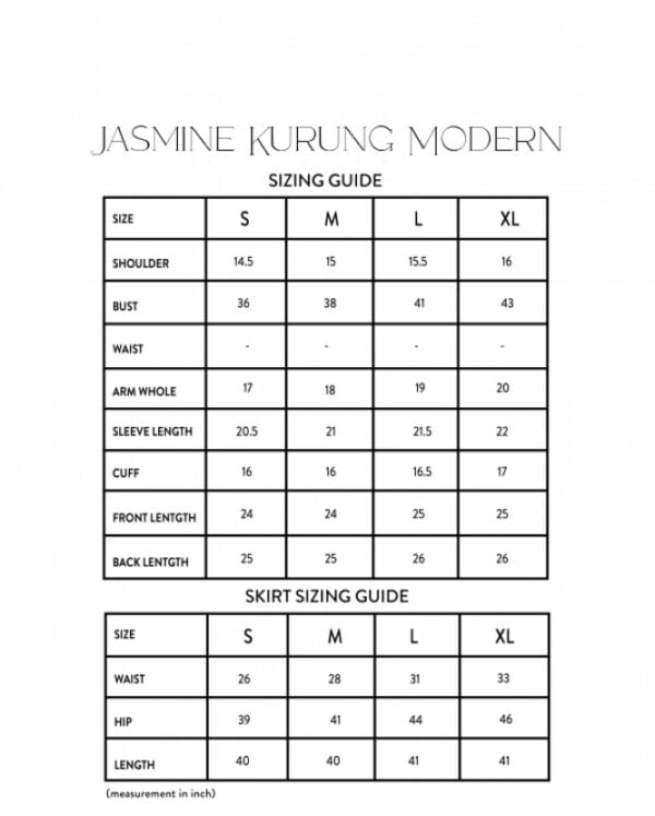JAZMINE KURUNG MODERN (CORAL ORANGE)