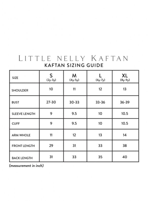 LITTLE NELLY KAFTAN (GOLD SAND)
