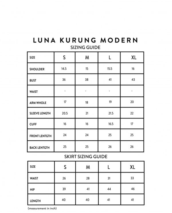 LUNA KURUNG MODERN (GREY)