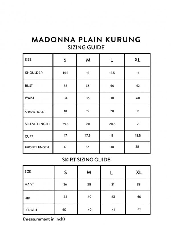MADONNA PLAIN KURUNG (GREY)