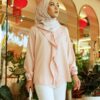 LAYLA RUFFLE TOP (LIGHT PINK)