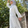 ARRABELL PRINTED DRESS (GREEN GREY)