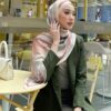 ASTRID PRINTED SHAWL(THUMBLEWEED NUDE)