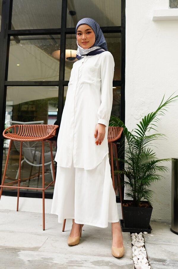 AUDYA TUNIC SET (WHITE)