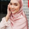 MEDYNA TEXTURE PLAIN SHAWL (CORAL BROWN)