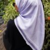 ATILIA PRINTED SQUARE (PIGEON BLUE)