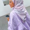 THEA PRINTED SQUARE (VIOLET)