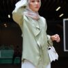 LAYLA RUFFLE TOP (PISTACHIO GREEN)