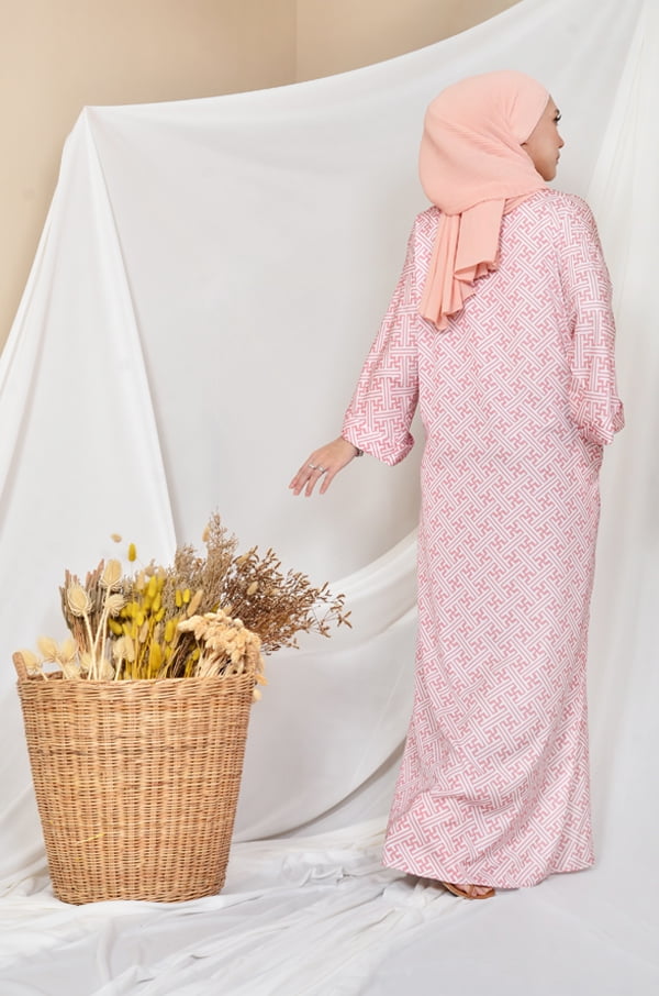 NIKITA LONG KAFTAN (BLUSH PEACH)