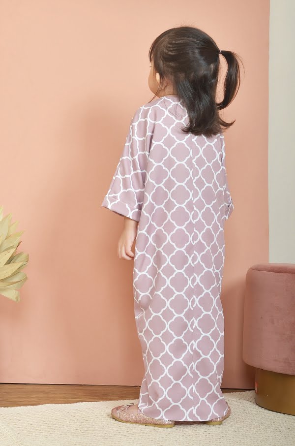 CLOVIA LONG KAFTAN KIDS (MAUVE BLUSH)