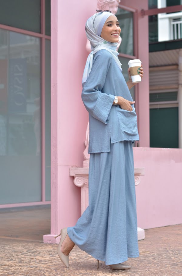 KAYLA STRIPE SET (BLUE JAY)
