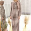 ERIKA PRINTED DRESS (CHATEAU BROWN)