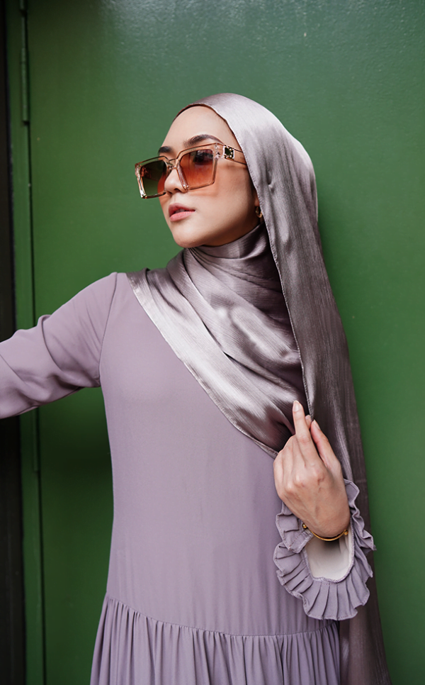 MEDYNA  TEXTURE PLAIN SHAWL (FRENCH LINEN)