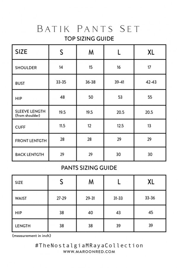 AISYAA BATIK PANTS (TERRACOTTA PURPLE)