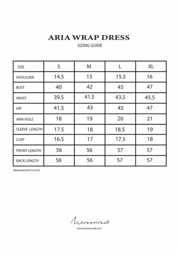 ARIA WRAP DRESS (EBONY BLACK)