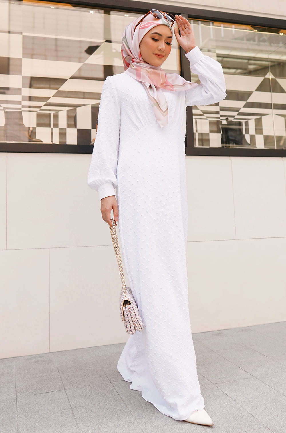 KYLIE DRESS (SNOW WHITE)