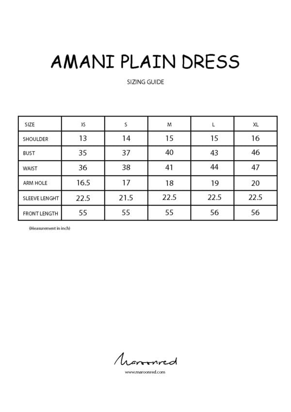 AMANI PLAIN DRESS (MAUVE)