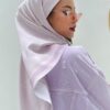 ATILIA PRINTED SQUARE (LILAC CREAM)