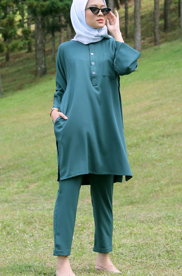 b4b317e3bf58d0014ac99ecea52a5a2b1593584332.jpg SELENA TUNIC SET (EMERALD GREEN)