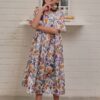 LITTLE WINNIE DRESS(BLUE GREY)