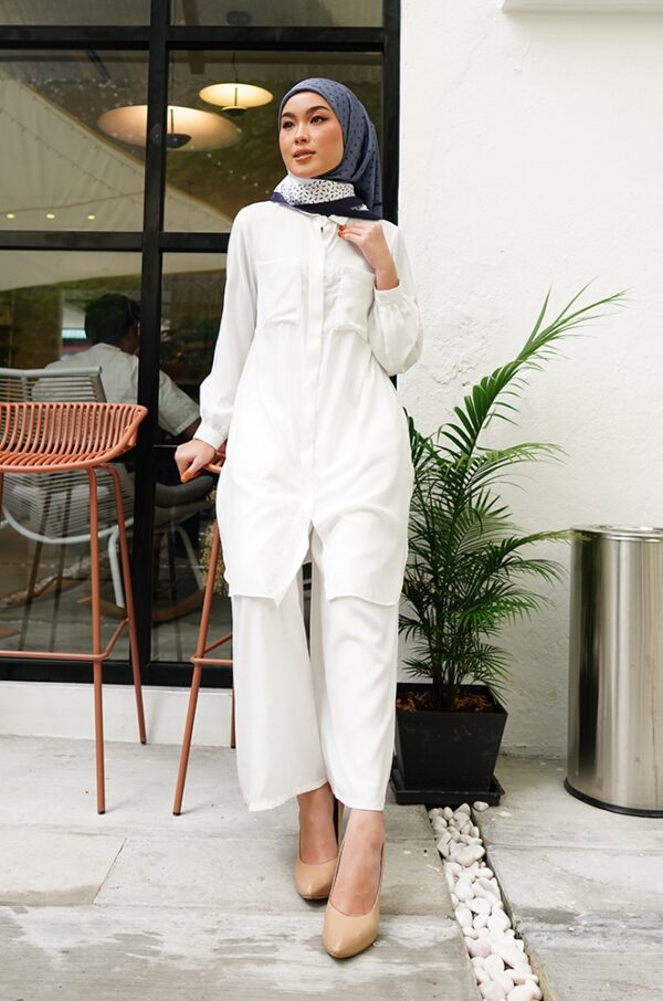 AUDYA TUNIC SET (WHITE)