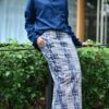 ARIA SKIRT (BLUE CHECKERED)