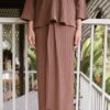 LORENNA TEXTURED KURUNG (COFFEE BEAN)