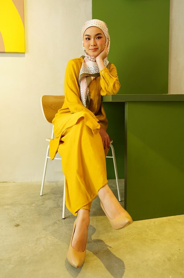 AUDYA TUNIC SET (MUSTARD YELLOW)