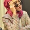BASIC PLAIN SHAWL EYELASH (MAGENTA)