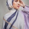 AUDREY PRINTED SHAWL (BLUE STONE)