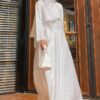 ROZAELLA PLAIN DRESS (WHITE)