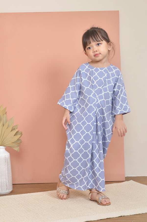 CLOVIA LONG KAFTAN KIDS (PALE SKY BLUE)