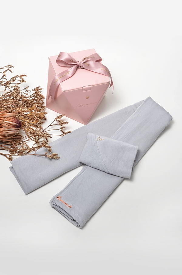 ROSSA SHAWL + AIRYN INNER + BOX (SMOKEY GREY)