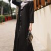 ALEEYA PLAIN JUBAH (BLACK)