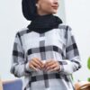 BASIC PLAIN HEAVY CHIFFON (BLACK)