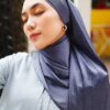 MEDYNA TEXTURE PLAIN SHAWL (AEGEAN BLUE)