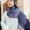 MEDYNA TEXTURE PLAIN SHAWL (AEGEAN BLUE)