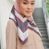 CECILIA PRINTED SQUARE (PINK PURPLE)