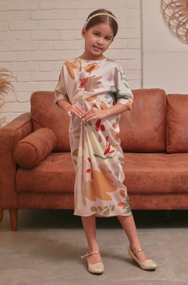 LITTLE NELLY KAFTAN (WARM PINK)
