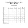 NIKITA LONG KAFTAN KIDS (BLACK)