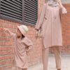 SELENA TUNIC SET (NUDE BROWN)
