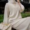 CAMILA PLEATED SET (BEACH SAND)
