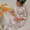LITTLE POPPY KAFTAN (SEA SALT)