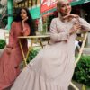 AMANI PLAIN DRESS (NUDE BROWN)