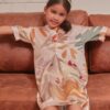 LITTLE NELLY KAFTAN (WARM PINK)