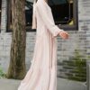 AMANI PLAIN DRESS (NUDE BROWN)